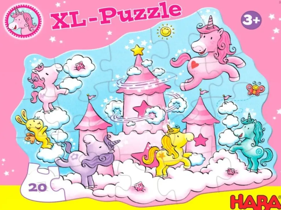 Haba Puzzel Eenhoorn Flonkerglans Wolkenpuzzelpret 20pcs