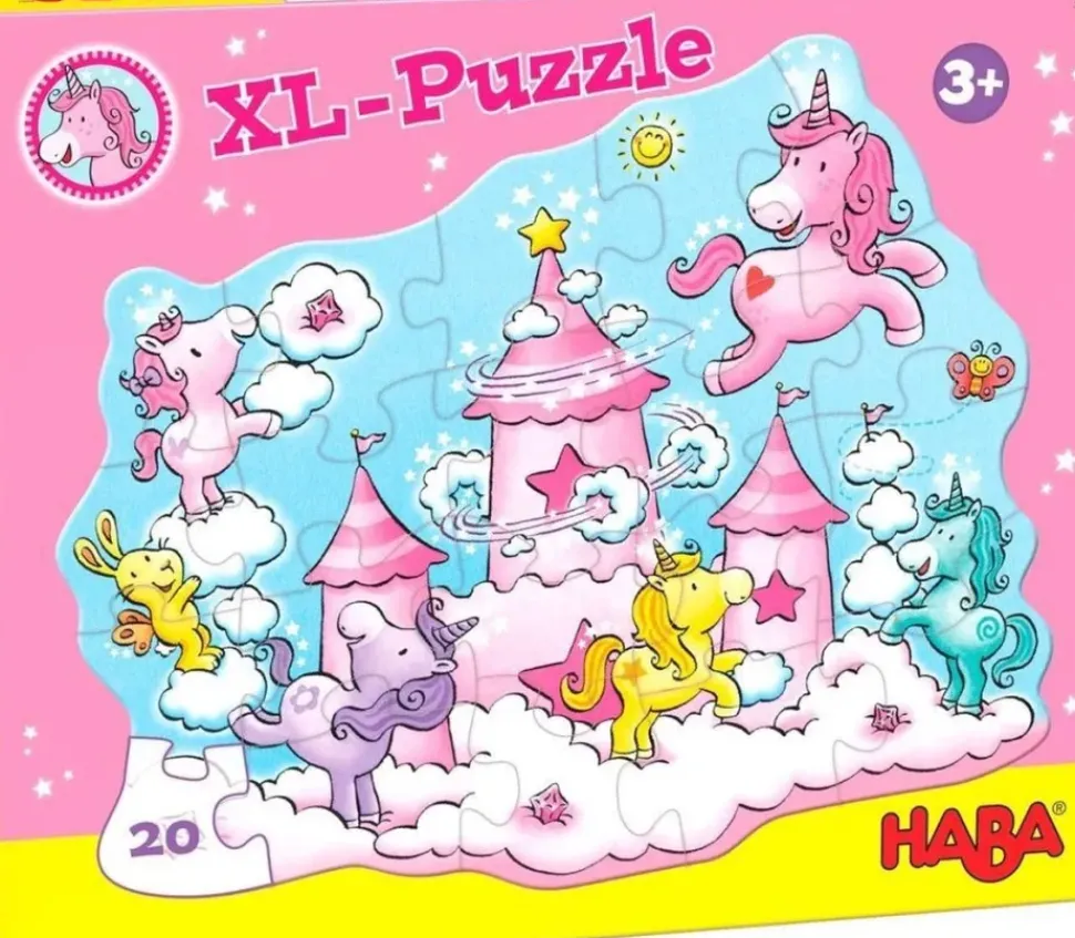 Haba Puzzel Eenhoorn Flonkerglans Wolkenpuzzelpret 20pcs