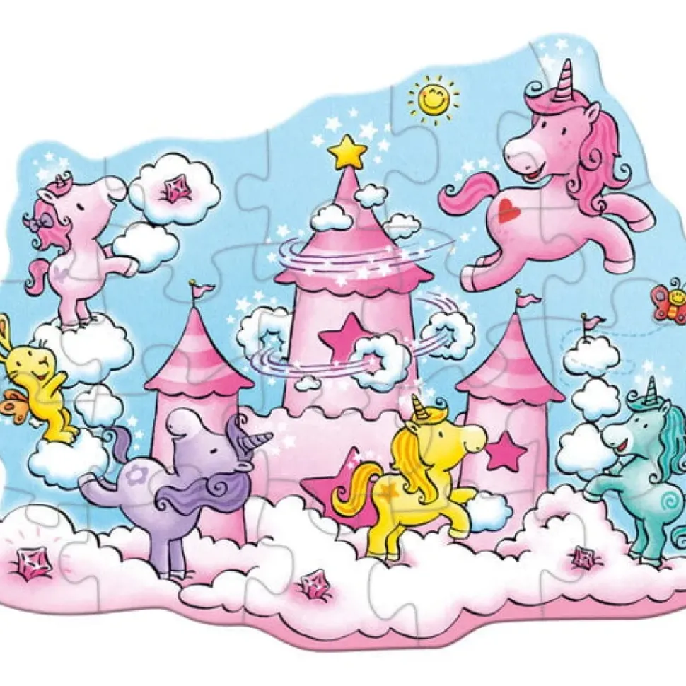 Haba Puzzel Eenhoorn Flonkerglans Wolkenpuzzelpret 20pcs