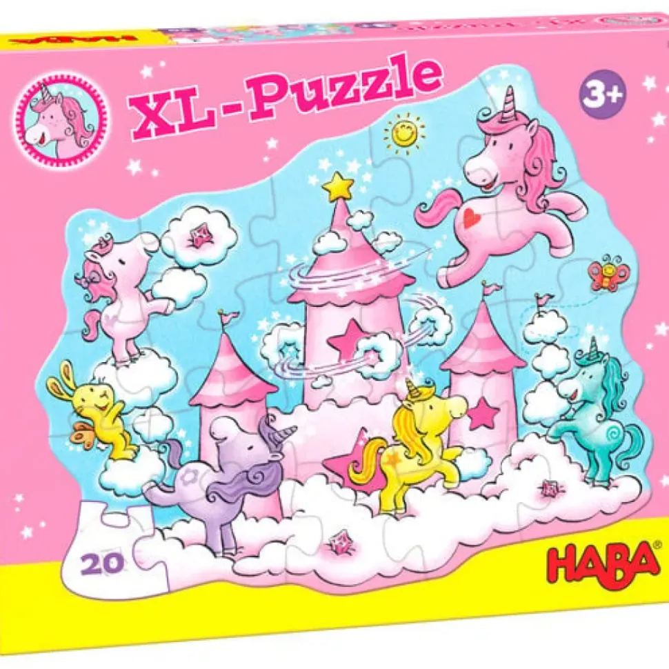 Haba Puzzel Eenhoorn Flonkerglans Wolkenpuzzelpret 20pcs