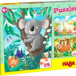 Haba Puzzels - Koala, Luiaard & Co. 24-pcs