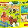 Haba Puzzels Boerderijdieren set 3-pcs