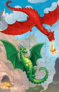 Haba Puzzels Draken 24pcs set 2-delig