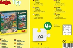 Haba Puzzels Draken 24pcs set 2-delig