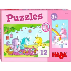 Haba Puzzels Eenhoorn Flonkerglans - Rosalie & Friends 12pcs