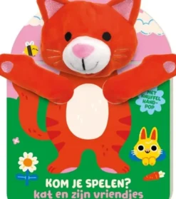 Handpopboek Kom Je Spelen? Kat