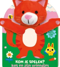 Handpopboek Kom Je Spelen? Kat
