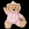 Hermann Teddy Knuffel Beer met Pyjama Roze