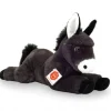 Hermann Teddy Knuffel Ezel Liggend 34 cm