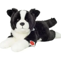 Hermann Teddy Knuffel Hond Border Collie Liggend 45 cm