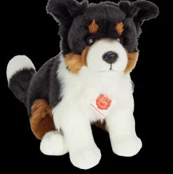 Hermann Teddy Knuffel Hond Border Collie tri-color