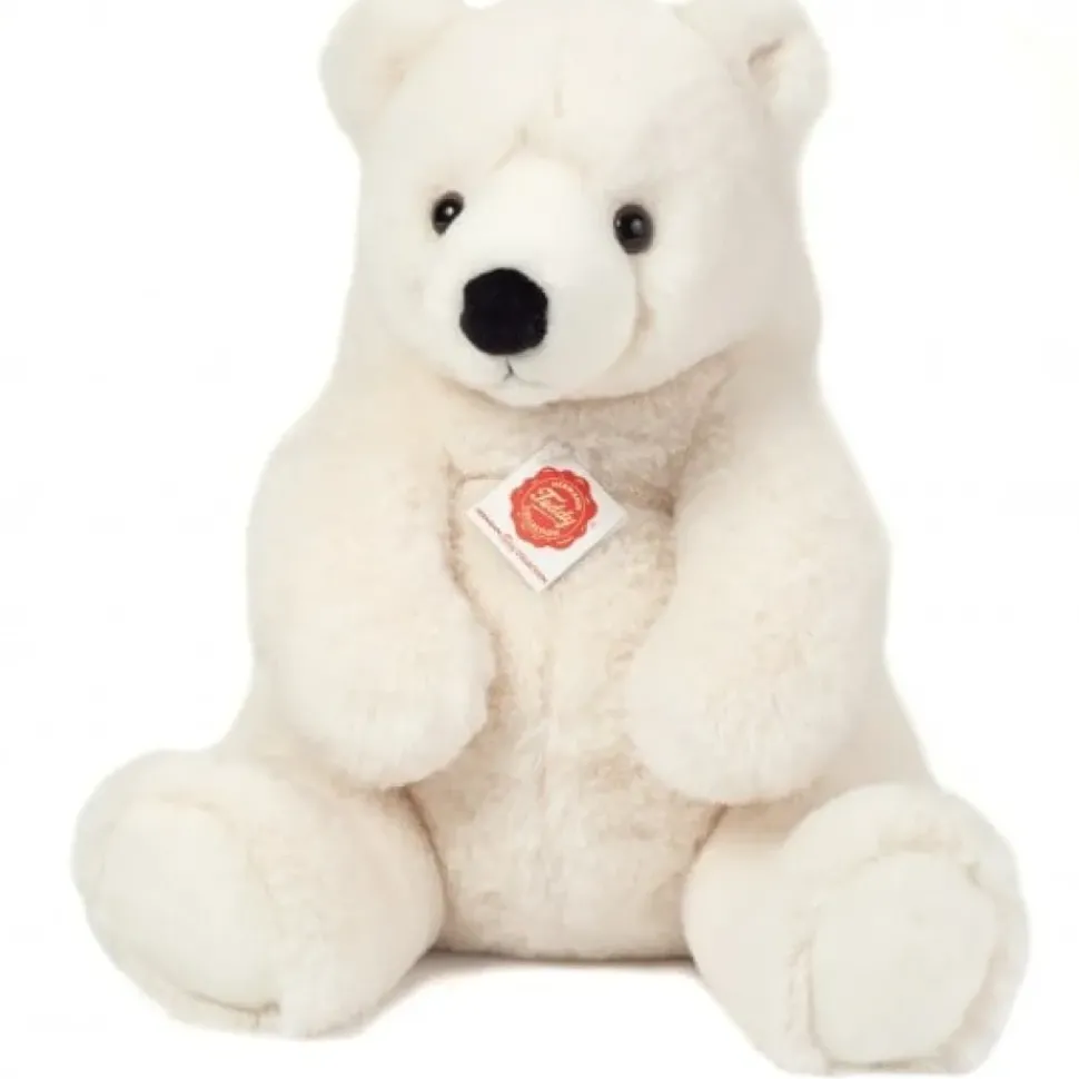 Hermann Teddy Knuffel IJsbeer Zittend 35cm