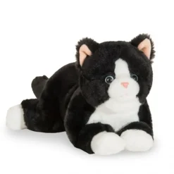 Hermann Teddy Knuffel Kat Zwart 30 cm