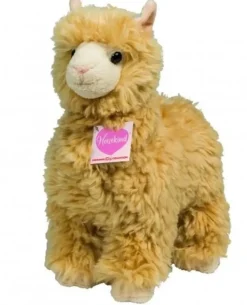 Hermann Teddy Knuffel Lama Goldi Beige