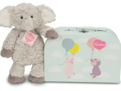 Hermann Teddy Knuffel Olifant Smartie met Koffer