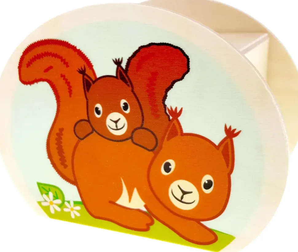 Hess Spaarpot Eekhoorn Hout