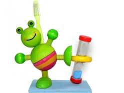 Hess Tandenpoetsklok Kikker Hout