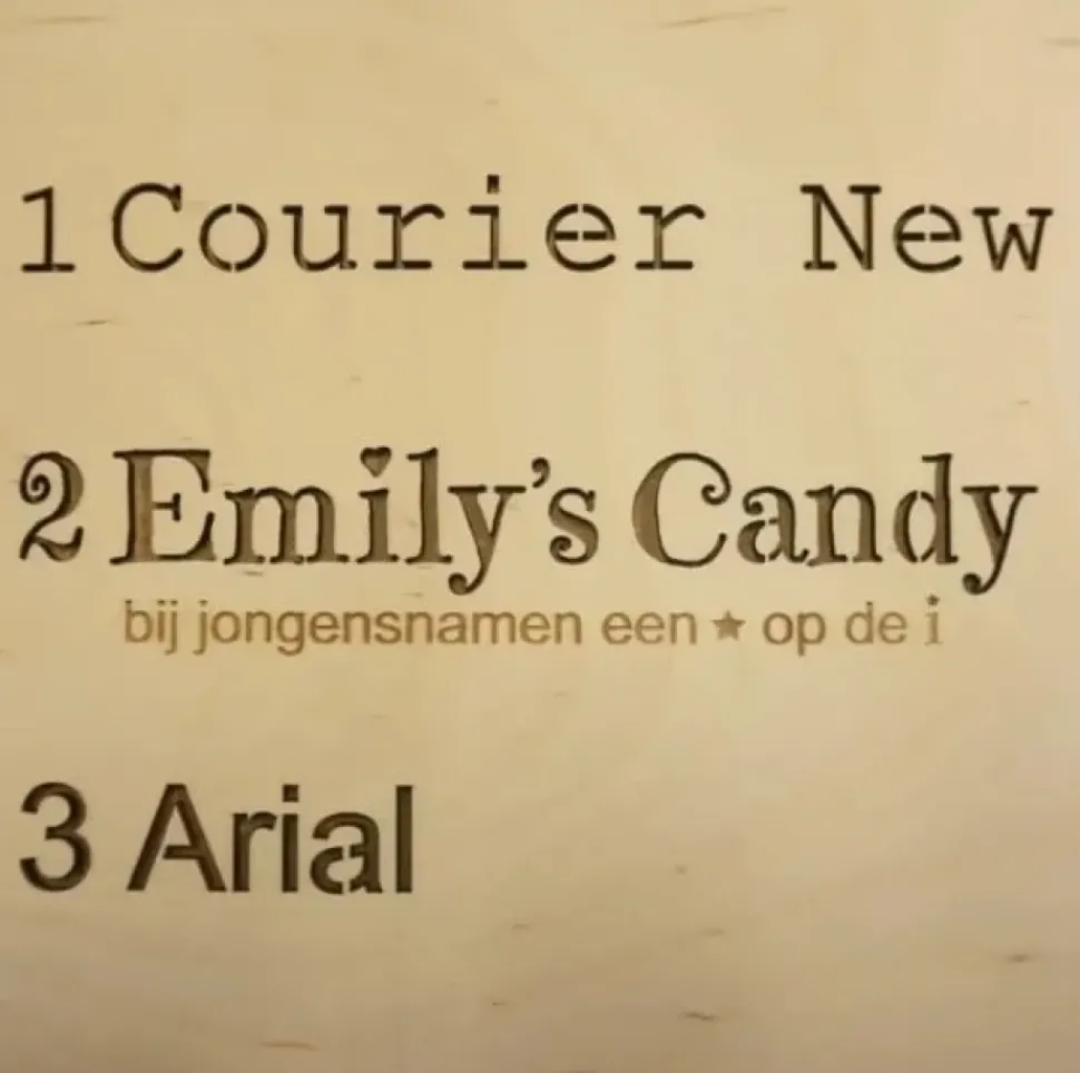 Het Houtlokael Naamlamp 3D Kasteel Hout