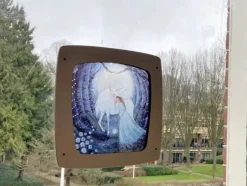 Het Houtlokael Raamhanger Eikenhout Oak Middenbruin