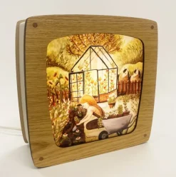 Het Houtlokael Seizoenslamp Premium Eikenhout Oak