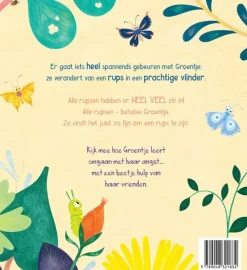 Het kleine bezorgde rupsje