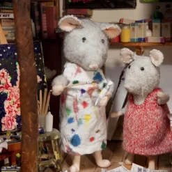 Het Muizenhuis Knuffelmuis De Kunstenaar
