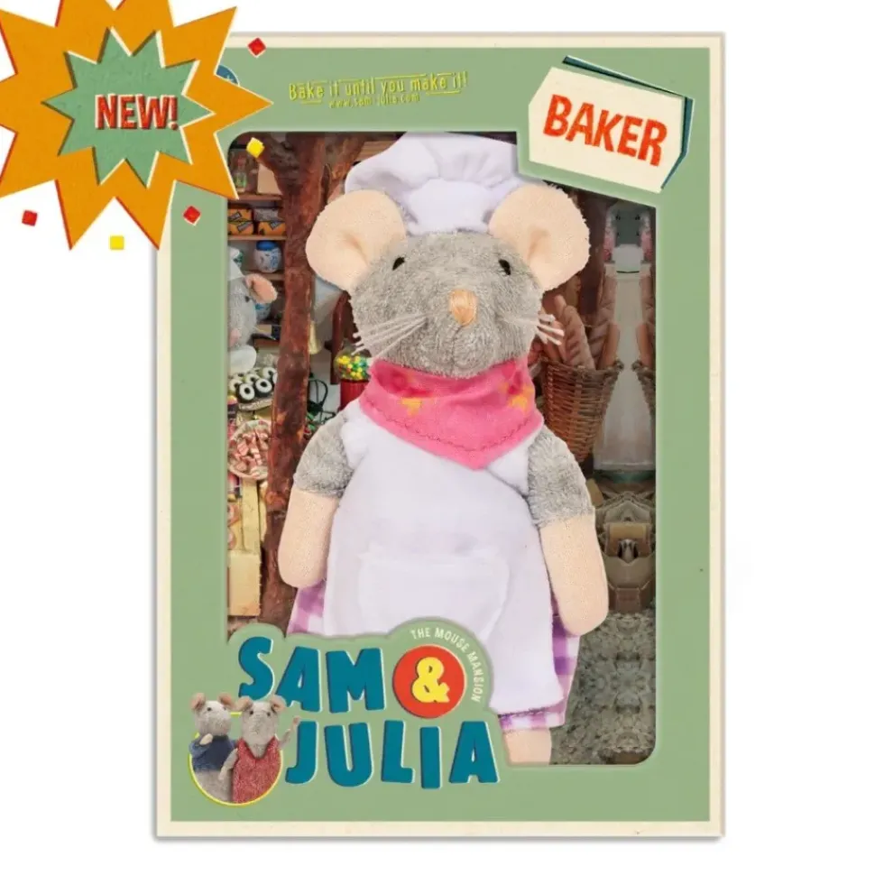 Het Muizenhuis Knuffelmuis De Bakker