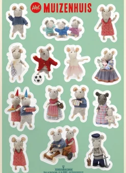 Het Muizenhuis Stickervel Muizen