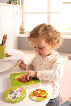 Houten puzzel Boerderijdieren