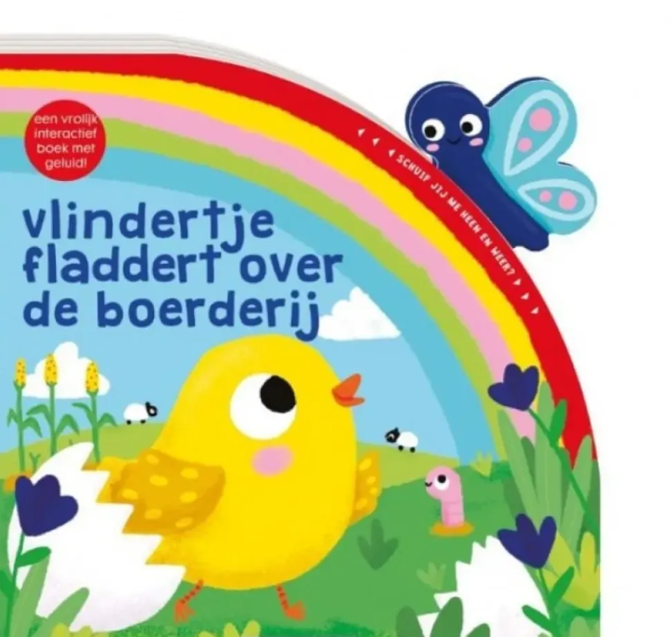 Image Books Kleine Beestjes Vlindertje Fladdert over de Boerderij