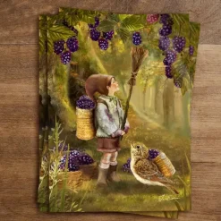 Iris Esther Postkaart Berry Tale