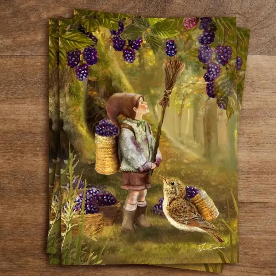 Iris Esther Postkaart Berry Tale