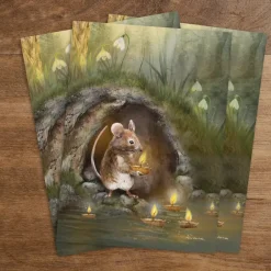 Iris Esther Postkaart Candlemouse