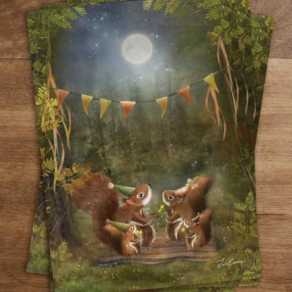 Iris Esther Postkaart Full Moon Party