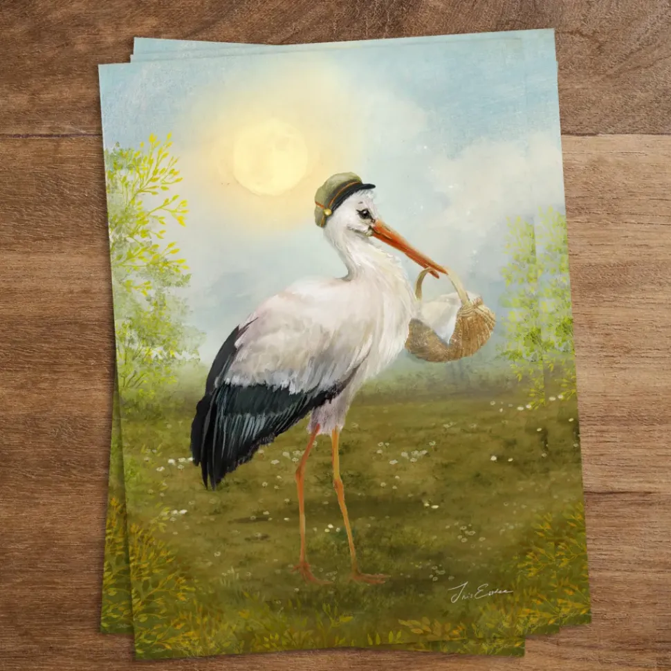 Iris Esther Postkaart Special Delivery