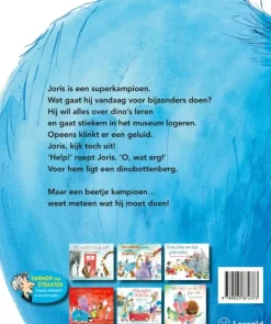 Joris puzzelt een dino