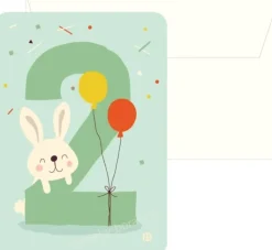 Kaart met Envelop 2 Bunny