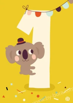 Kaart met Envelop 1 Koala