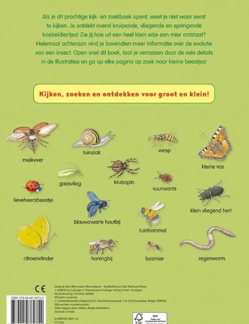 Kijk- en zoekboek Kriebeldiertjes