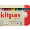 Kitpas Rijstwax (Raam)Krijt Medium Set 12-delig