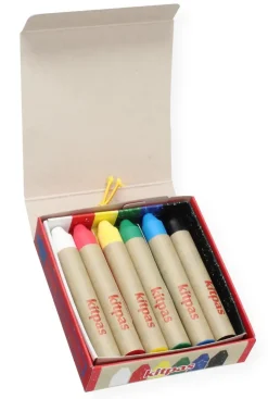 Kitpas Rijstwax (Raam)Krijt Medium Set 6-delig