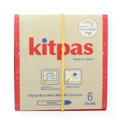 Kitpas Rijstwax (Raam)Krijt Medium Set 6-delig