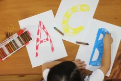 Kitpas Rijstwax (Raam)Krijt Medium Set 16-delig