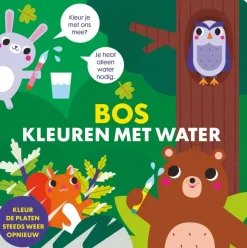 Kleuren met water Bos