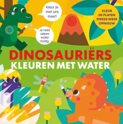 Kleuren met water Dino's