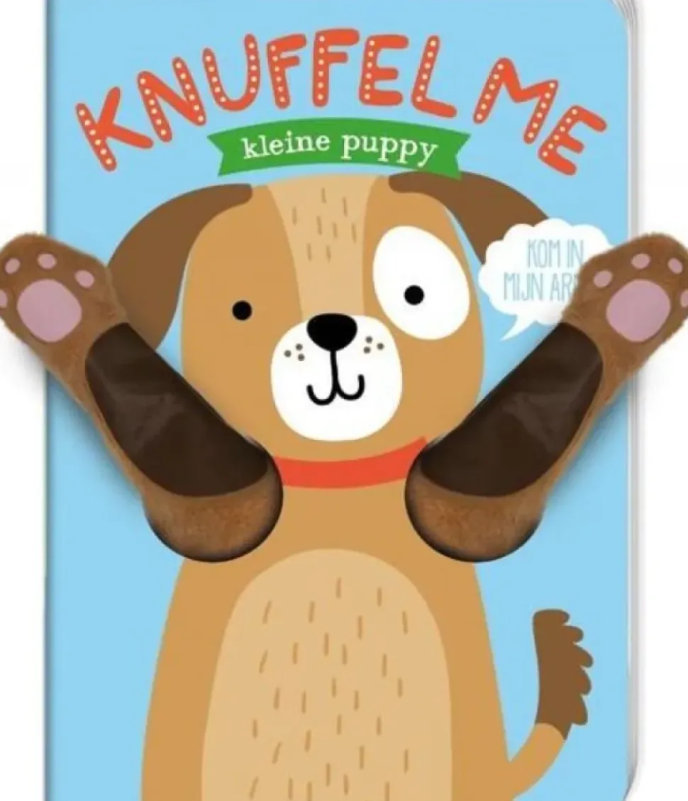 Knuffel me kleine puppy