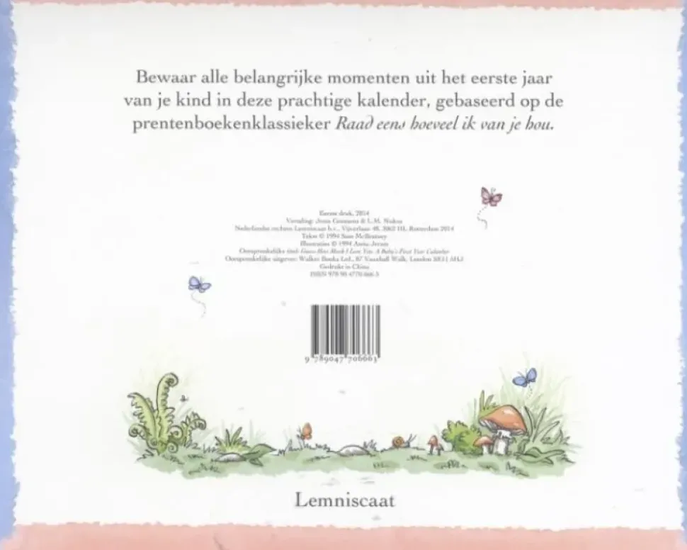 Lemniscaat Raad eens hoeveel ik van je hou. Mijn eerste jaar