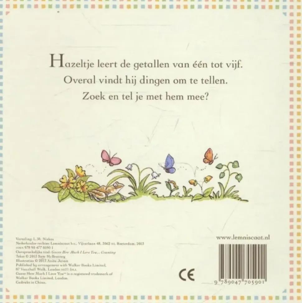 Lemniscaat Raad eens hoeveel ik van je hou kartonboek