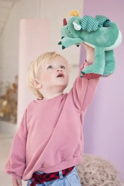 Lilliputiens Knuffel Joe Geluidsdraak