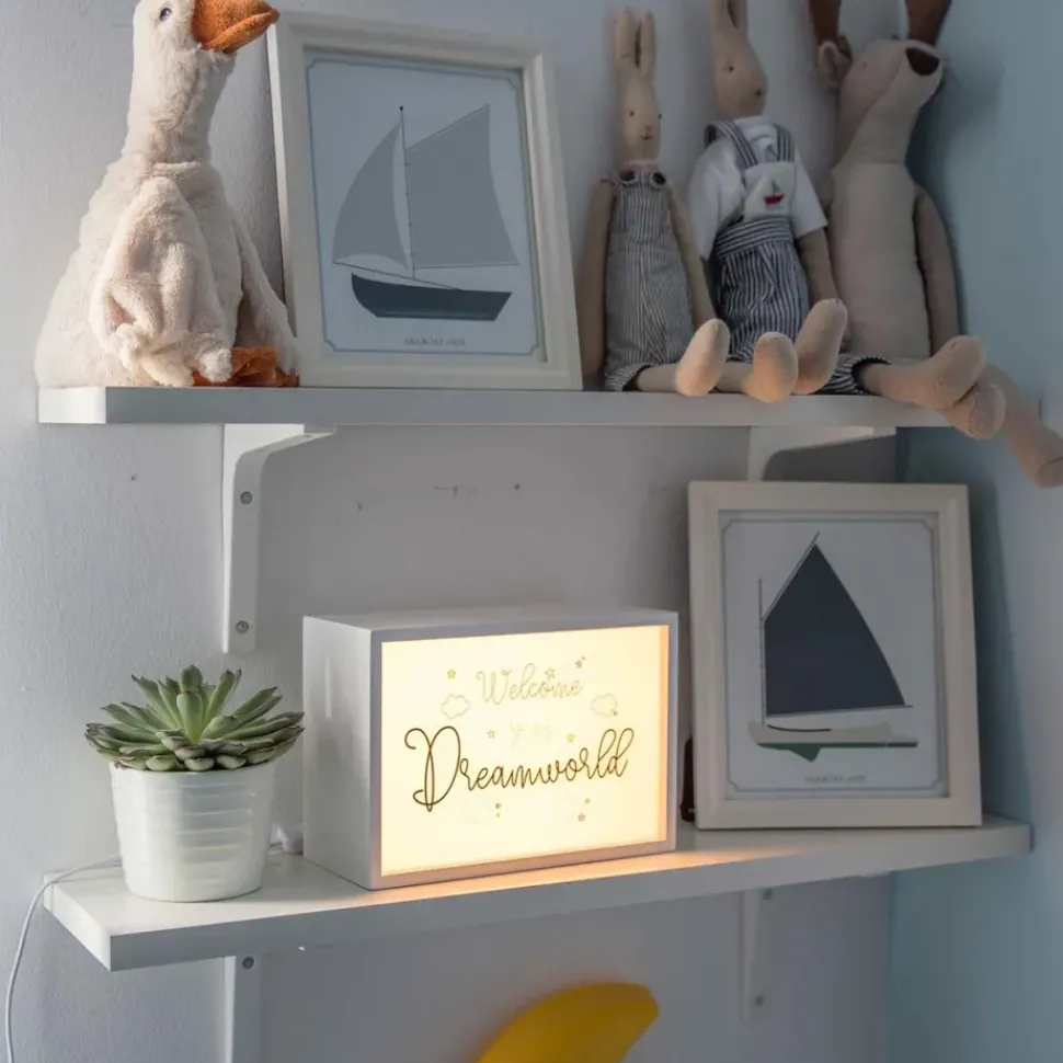 Limundo Motief Dreamworld Wandlamp Rechthoekig